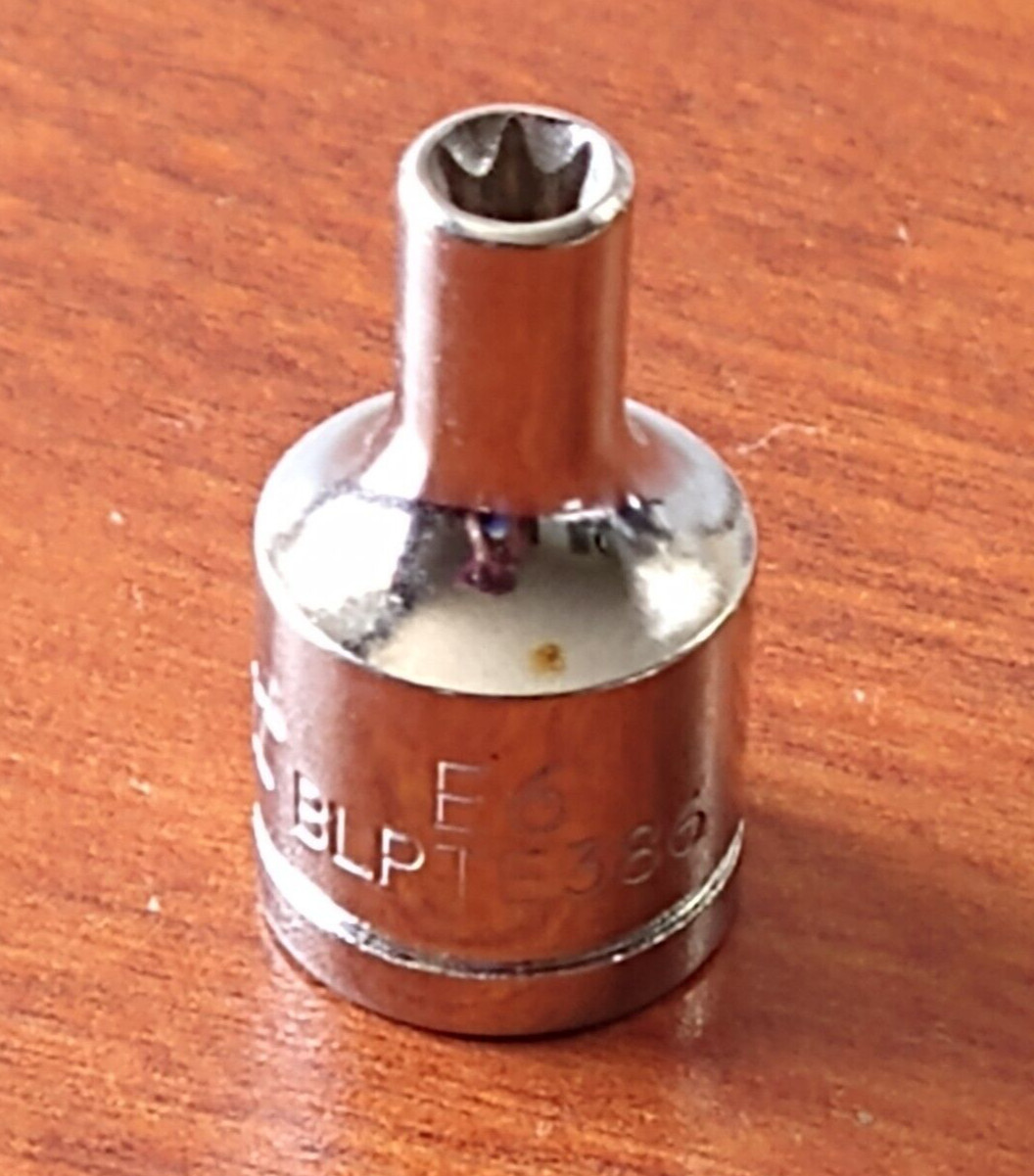 BLUE POINT BLPTE386, 3/8″ DRIVE, E6 TORX SOCKET *NEW/UNUSED*
