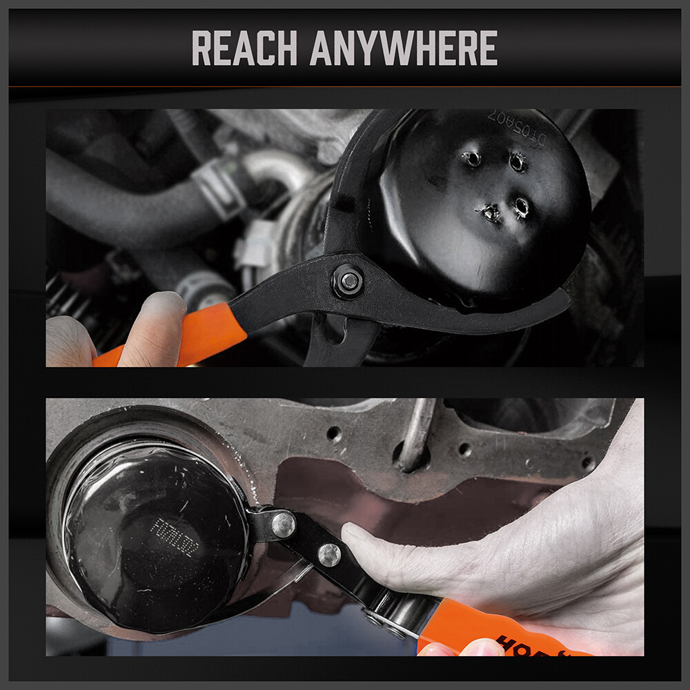 5-Swivel Oil Filter Wrenches 2-3/4″ – 5-1/4″ 68.85-133.35mm 12″ Adjustable Plier