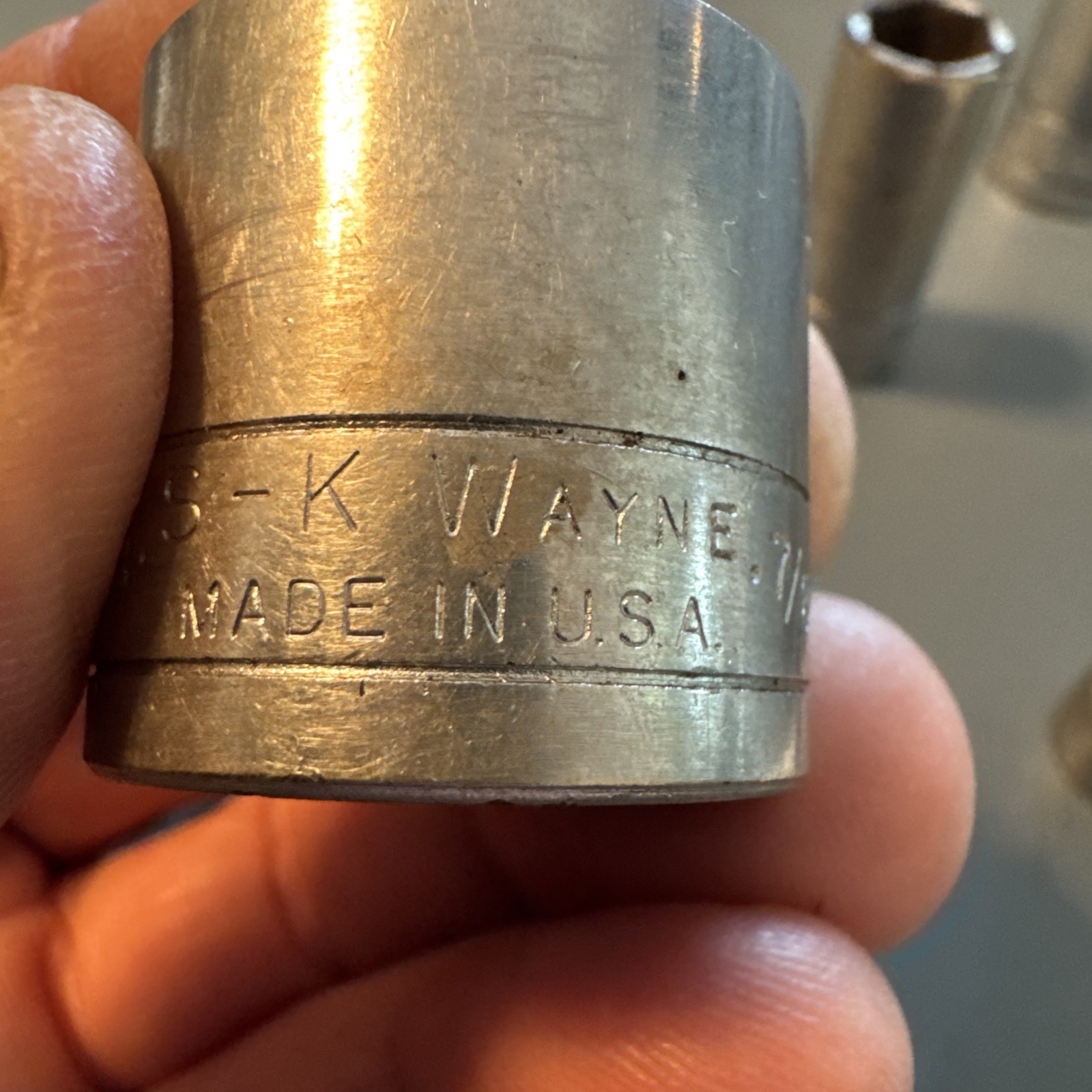 ALL S-K Wayne Vintage Sockets USA 11/16” & 1/2” Deep 7/8 13/16 1/2” Shallow 11mm