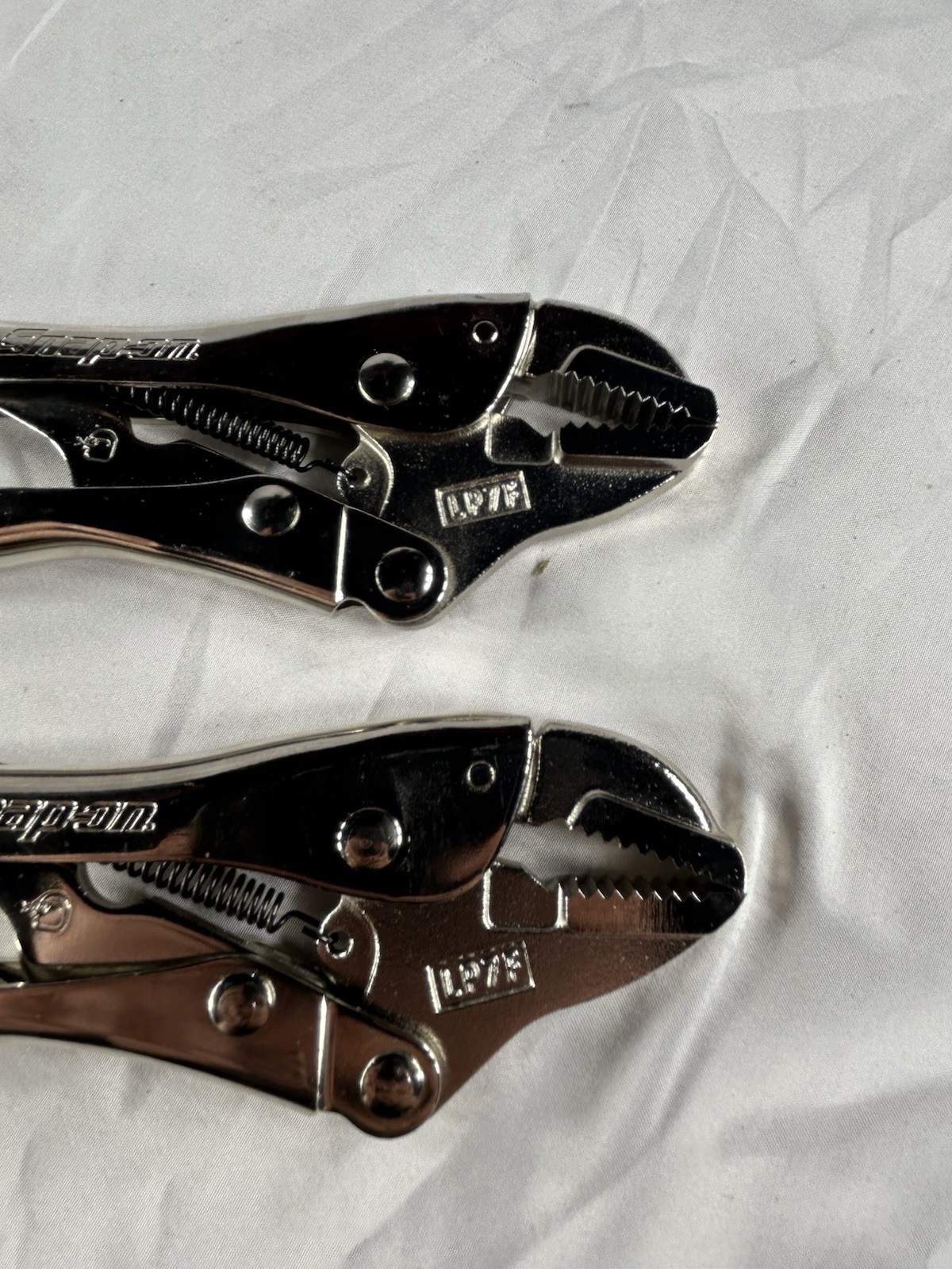 Snap-on 7″ Flat Jaw Locking Pliers LP7F Really Nice 1 PER ORDER