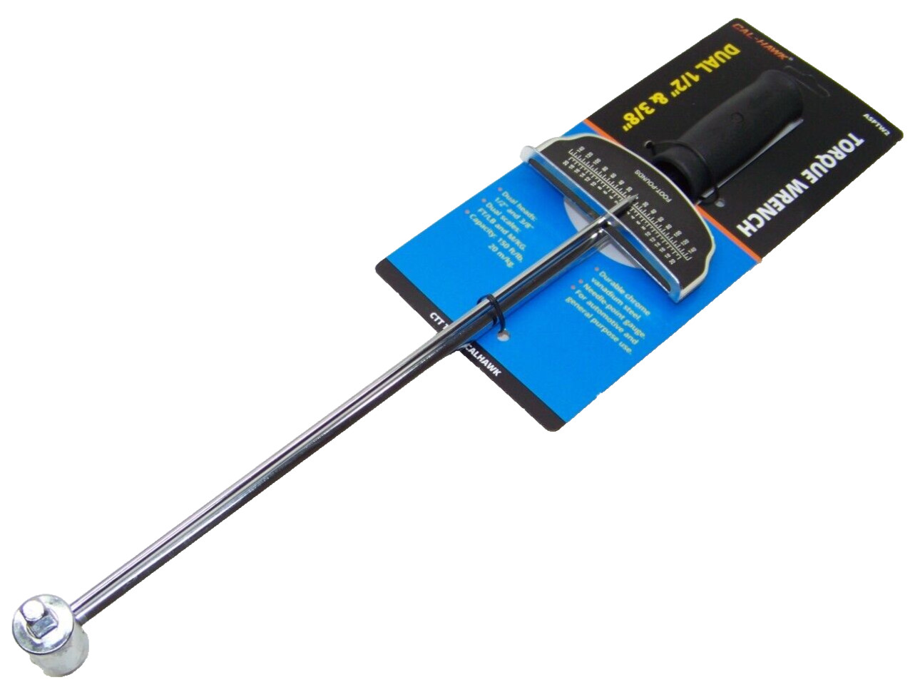 1/2″ – 3/8″ DR. NEEDLE TORQUE WRENCH 0 TO 150FT/LB NEEDLE POINT GAUGE DUAL HEAD