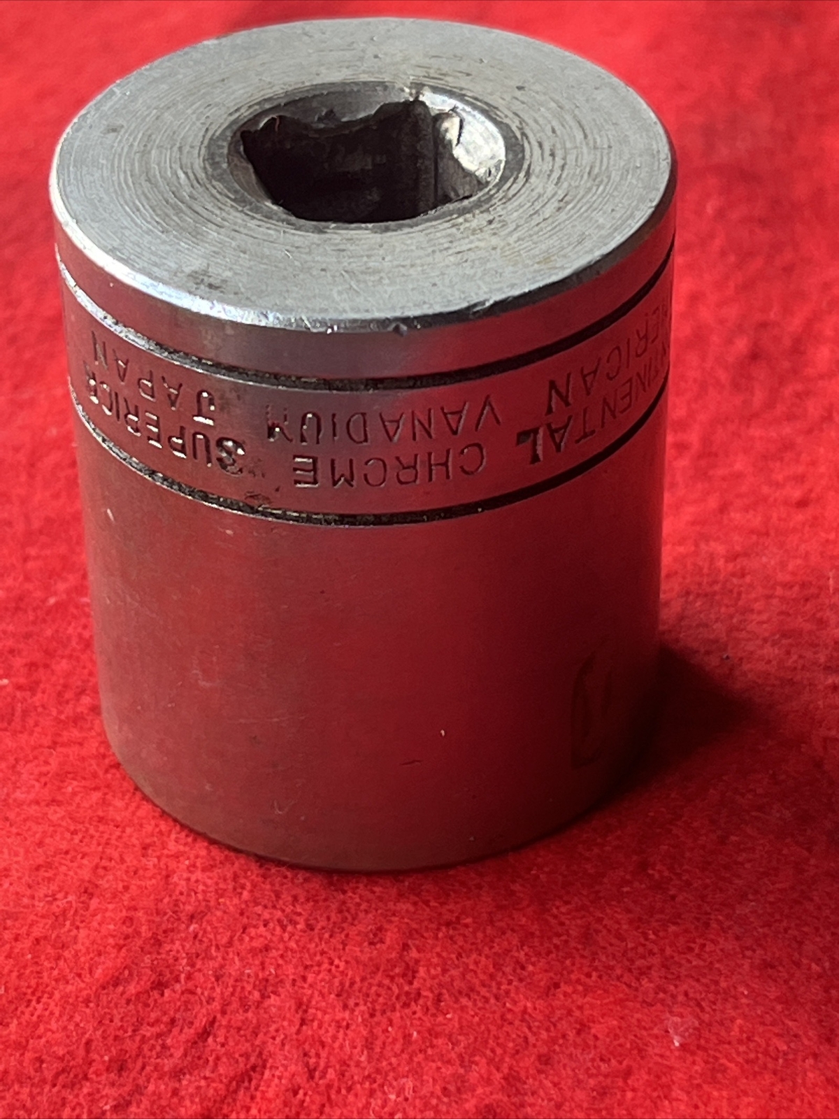 VINTAGE CONTINENTAL AMERICAN SOCKET, 1-1/4″, 1/2″ DRIVE, 12 POINT – JAPAN (t80)