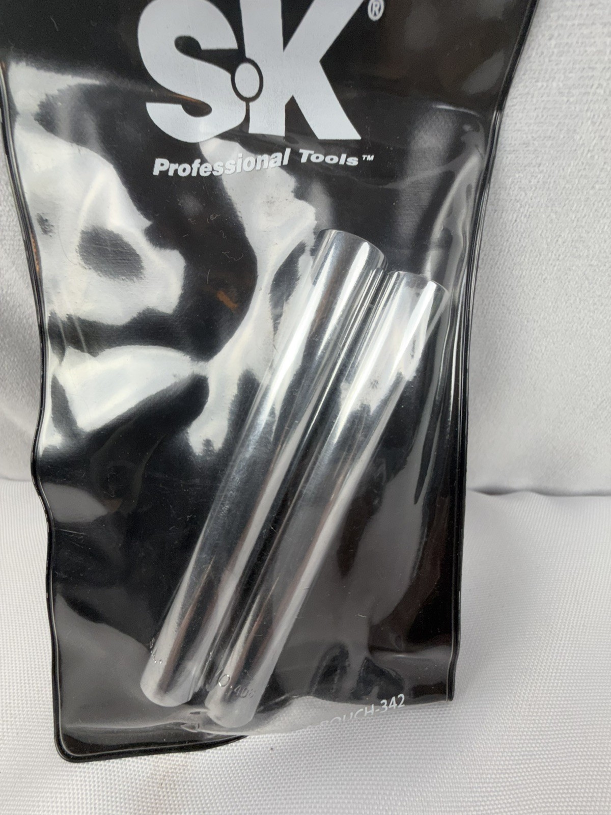SK Tools USA 40805 2pc Extra Deep 10mm 11mm 1/4″ Drive Socket Set Pair Pouch NEW