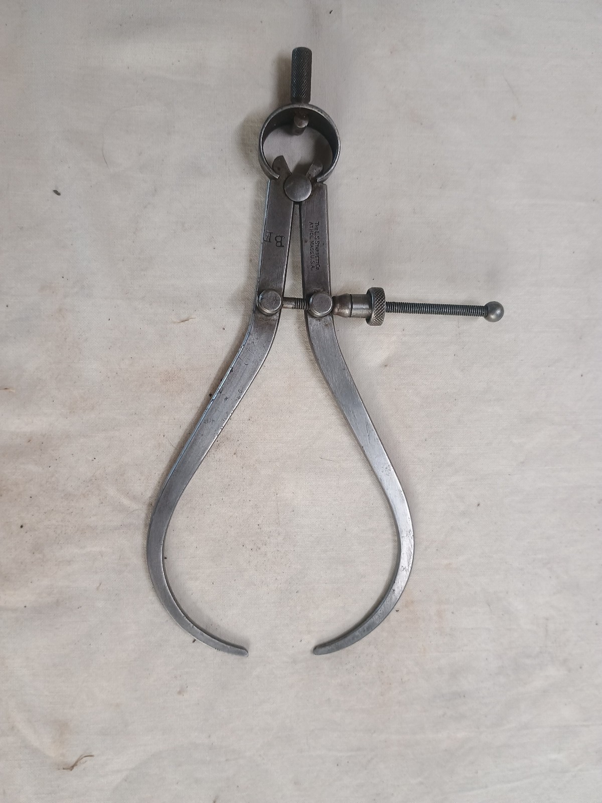 L.S. Starrett Outside Spring Caliper Engineer Tool Vintage Motorcycle Car