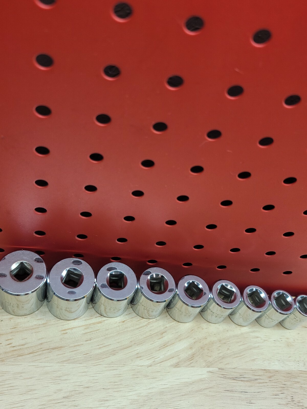 Proto 3/8″ Drive 7/16″ – 15/16″ SAE 9-Piece 12-Point Shallow Chrome Socket Set