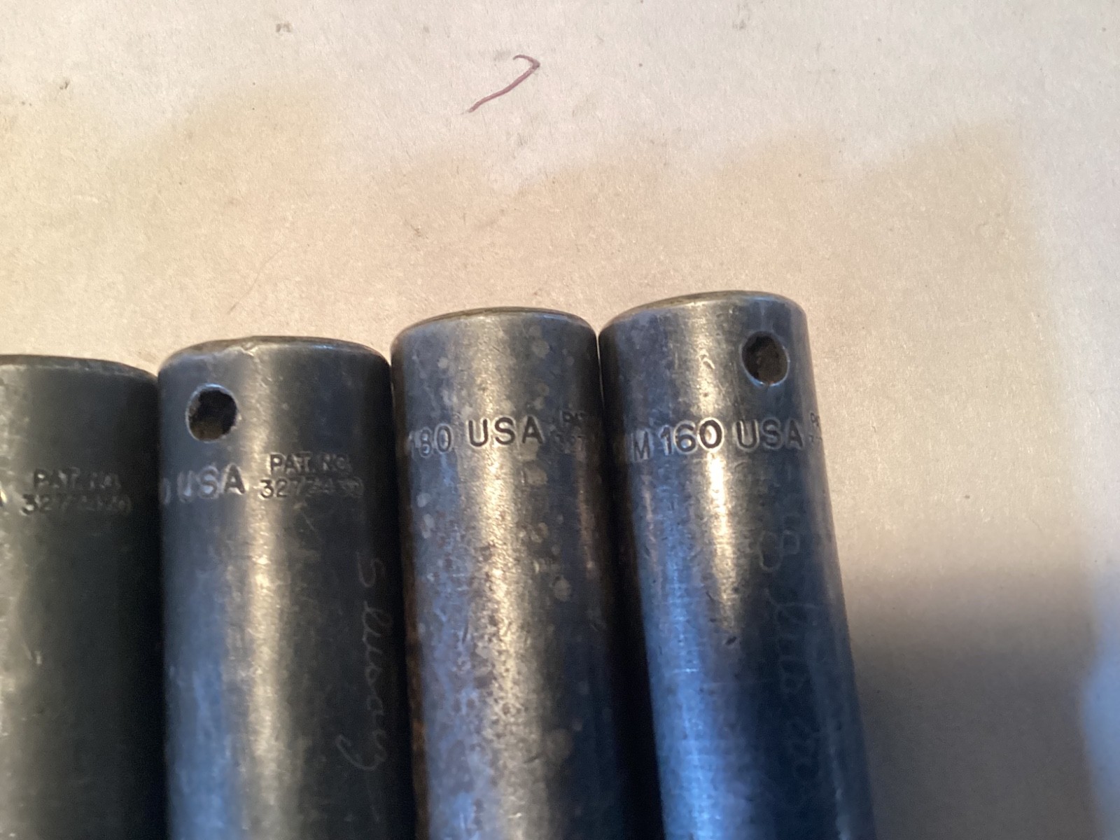 Snap-On deep impact sockets 1/2” 6 point 1” 15/16 7/8 1/2 9/16 5/8 11/16 1/2