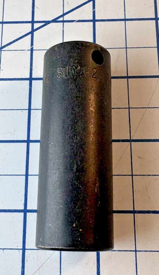 Snap on Tools SIMF220 11/16″ SAE Deep Impact Socket 3/8″ Drive 6 Point USA