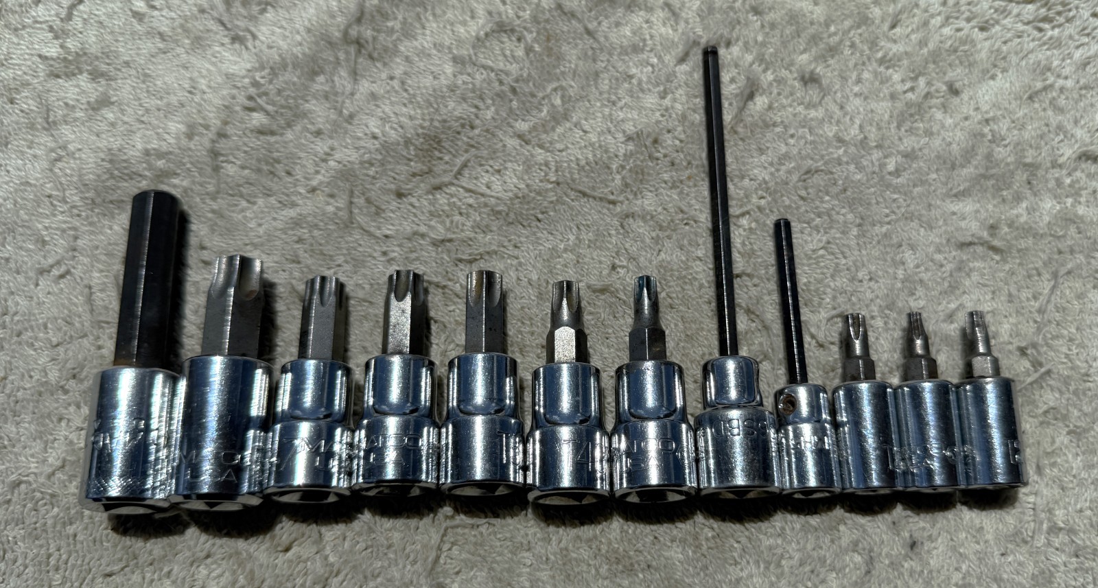 LOT OF 12 MAC/MATCO DRIVERS AS PICTURED & DESCRIBED