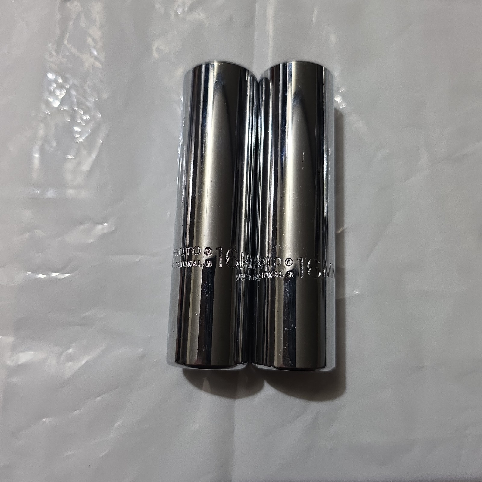 (2) PROTO 16MM 12 Point 1/2in. Drive Deep Socket Lot NEW 1/2″ Sockets