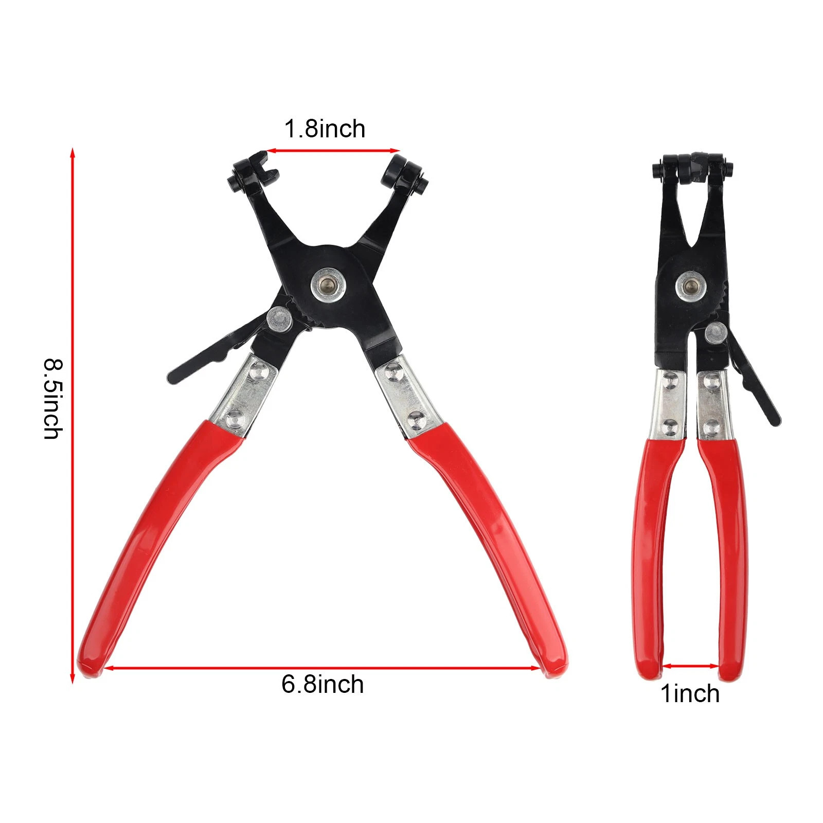 2pcs Hose Clamp Pliers Car Water Pipe Fuel Coolant Spring Bundle Removal Tool