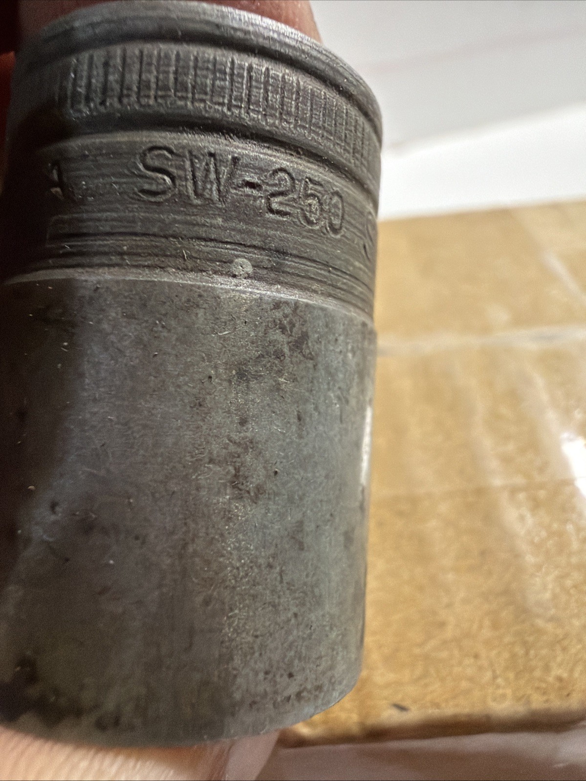 Vintage Snap-On 25/32″ SW250 12 point 1/2″ Dr Socket 1937 rare FORD factory logo