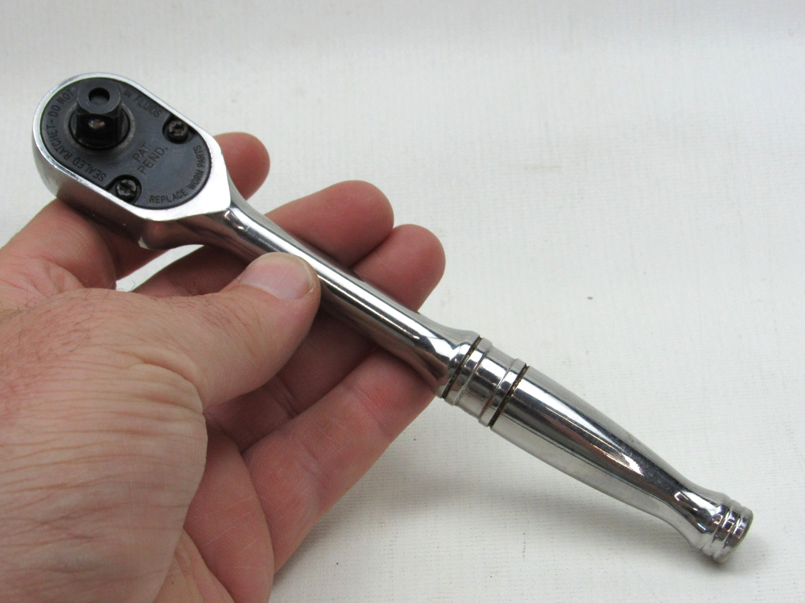 Snap-on 3/8″ Drive Chrome Quick Release Ratchet Dual 80 FR80