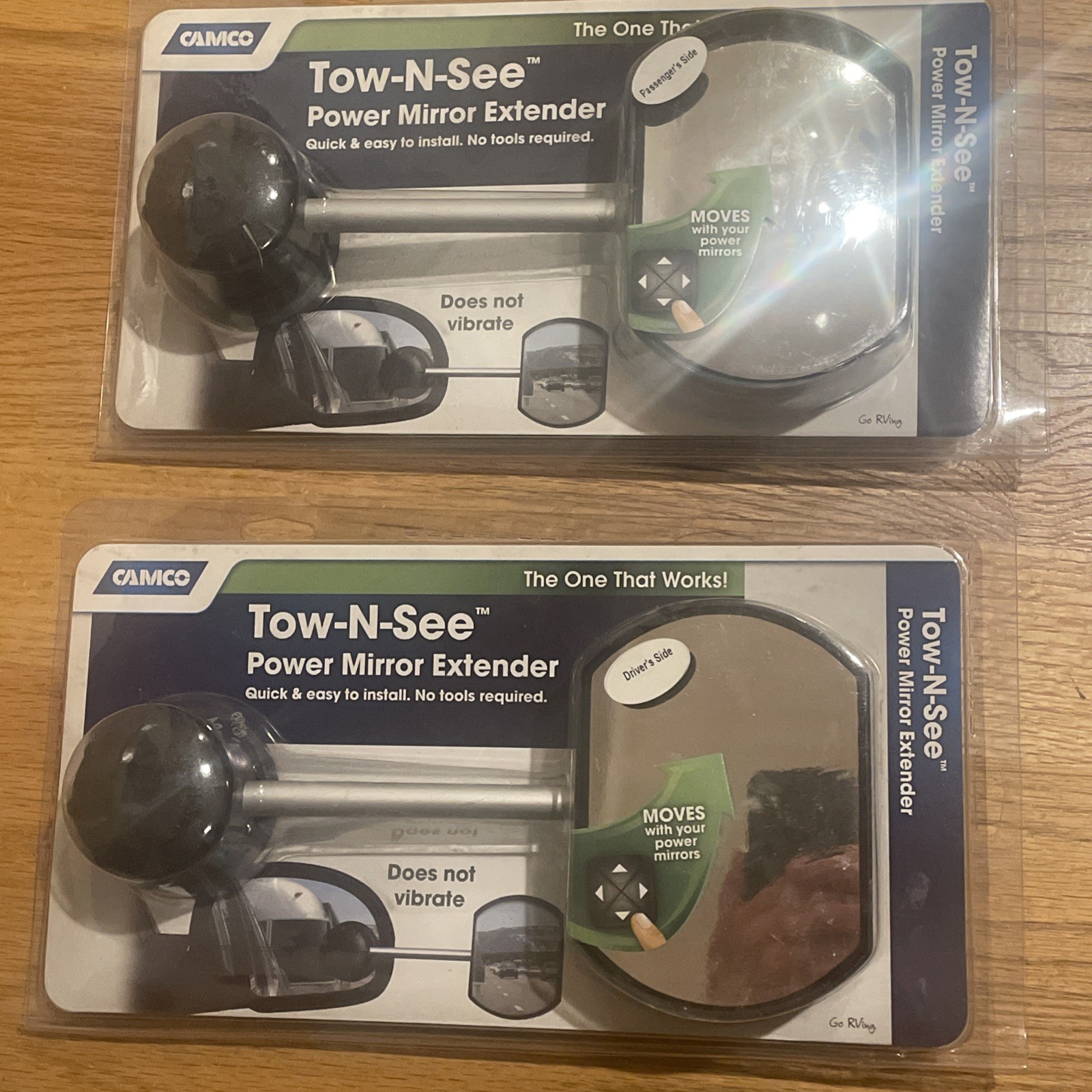 Tow N See Power Mirror Extender Driver AND Passenger Side