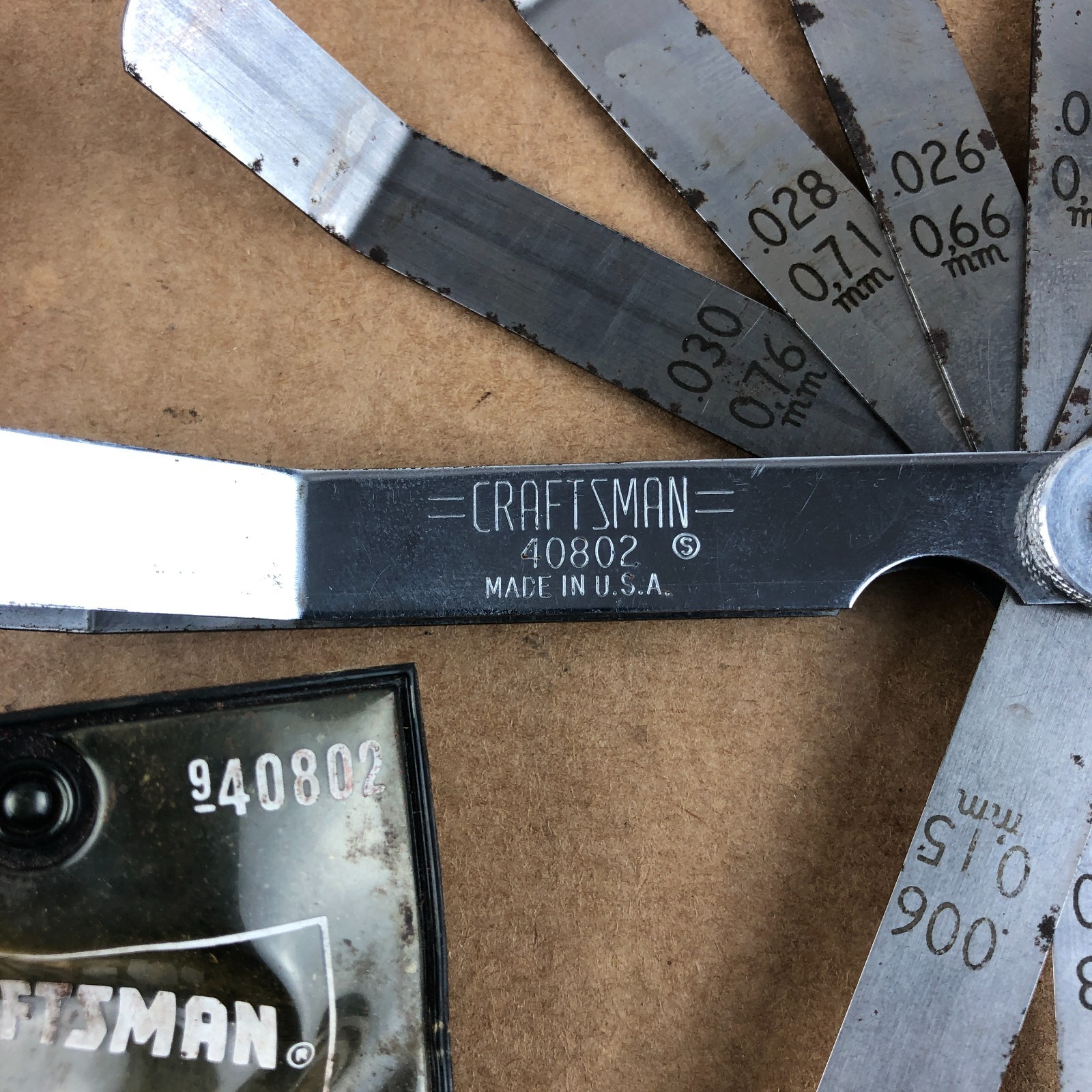 Craftsman USA Over Head Valve Gauge Clearance Tool OHV Offset Blade 40802 Sears