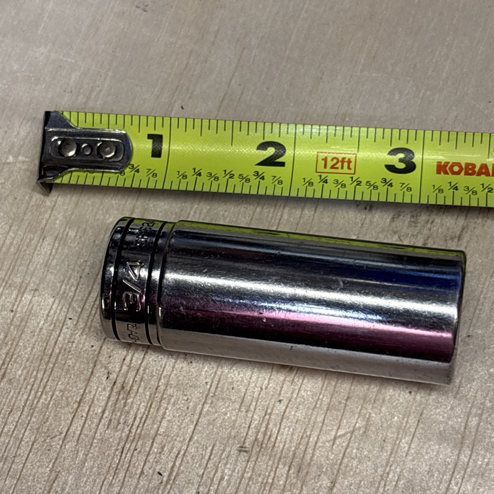 Snap-on SFS241 3/8” Drive Six Point 3/4” Deep Socket