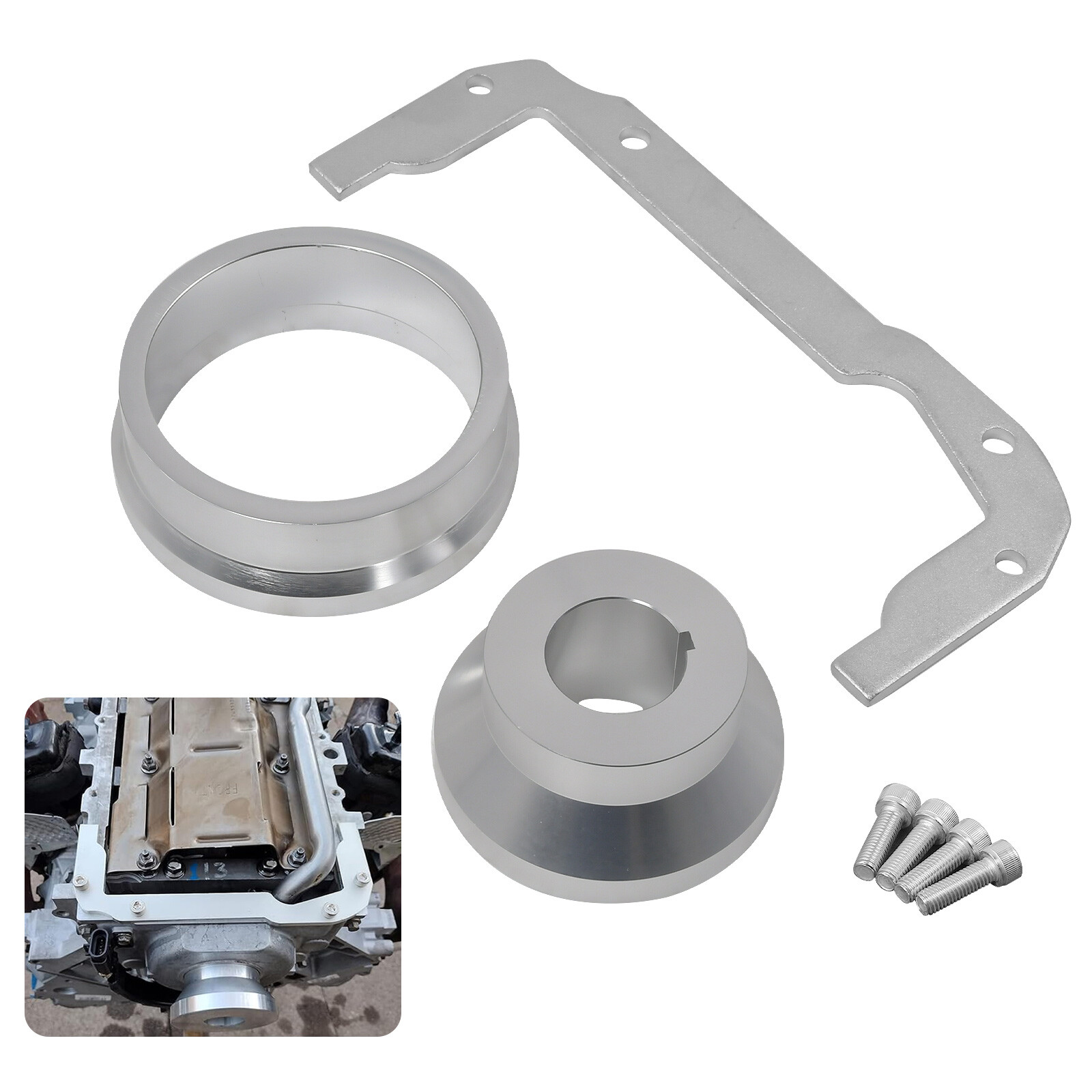 Front Rear Timing Cover Oil Pan Alignment Tool Kit for LS Engine 4.8 5.3 5.7 6.0