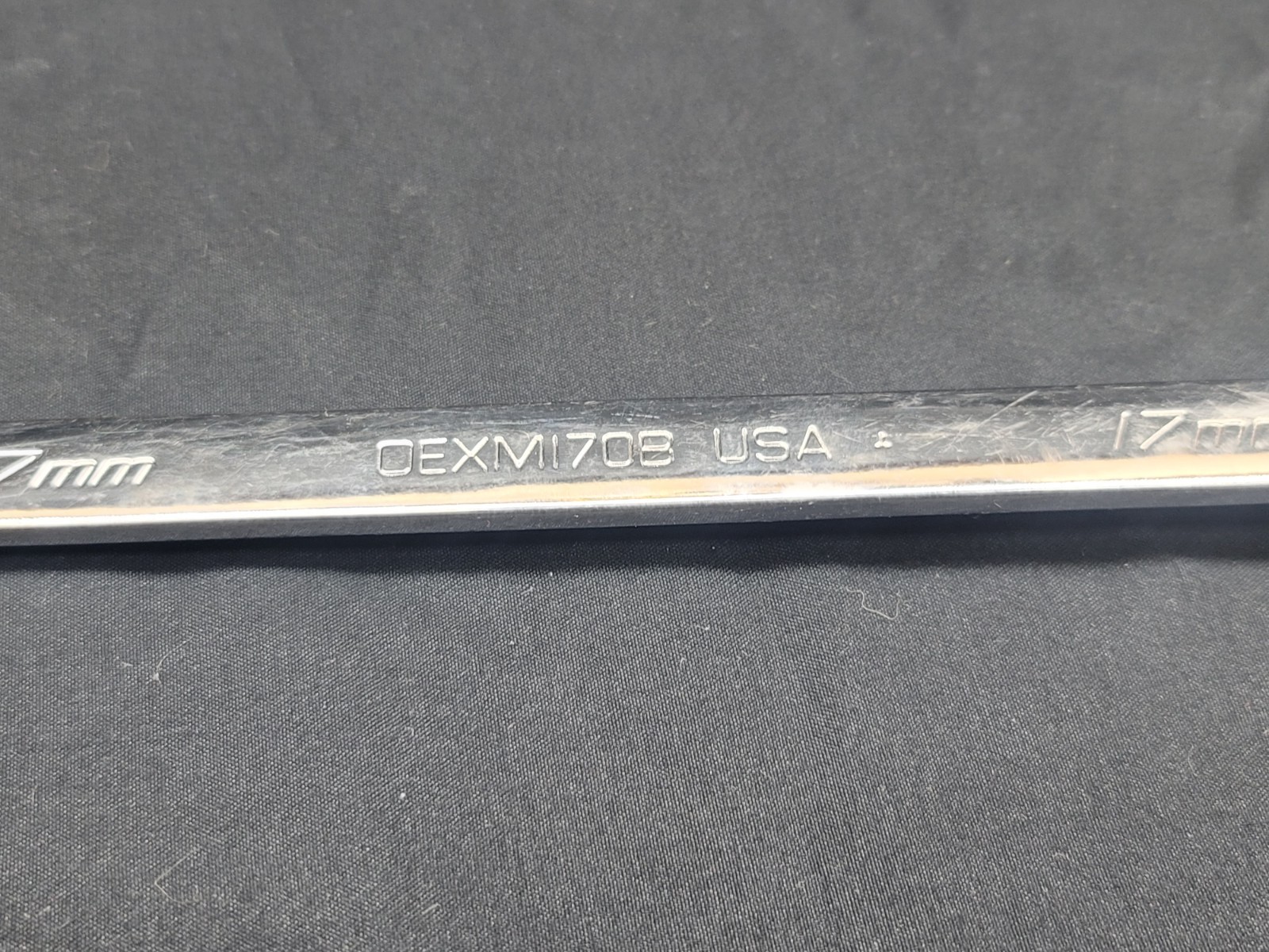 Snap On Tools USA Metric OEXM170B 17mm Chrome Combination Wrench 12 Point