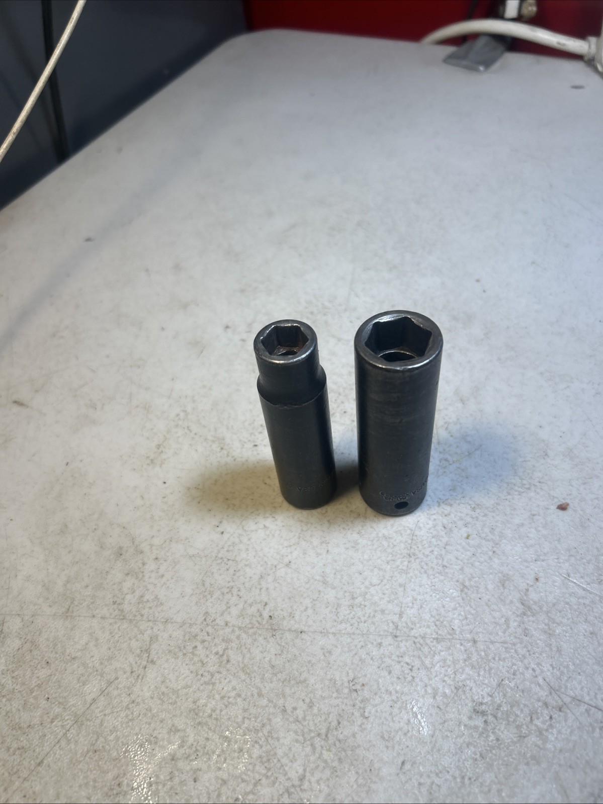 Snap-On USA 1/2″Drive (1/2″ & 11/16”) Lot Of 2 DEEP Impact Sockets