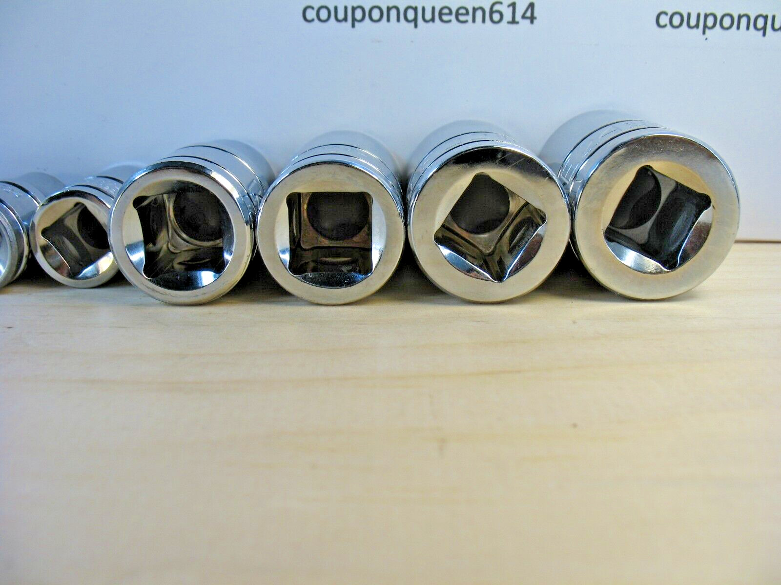 Set of 13 Kobalt 1/4″, 3/8” & 1/2″ Drive External Torx 6 Point Sockets-Brand New
