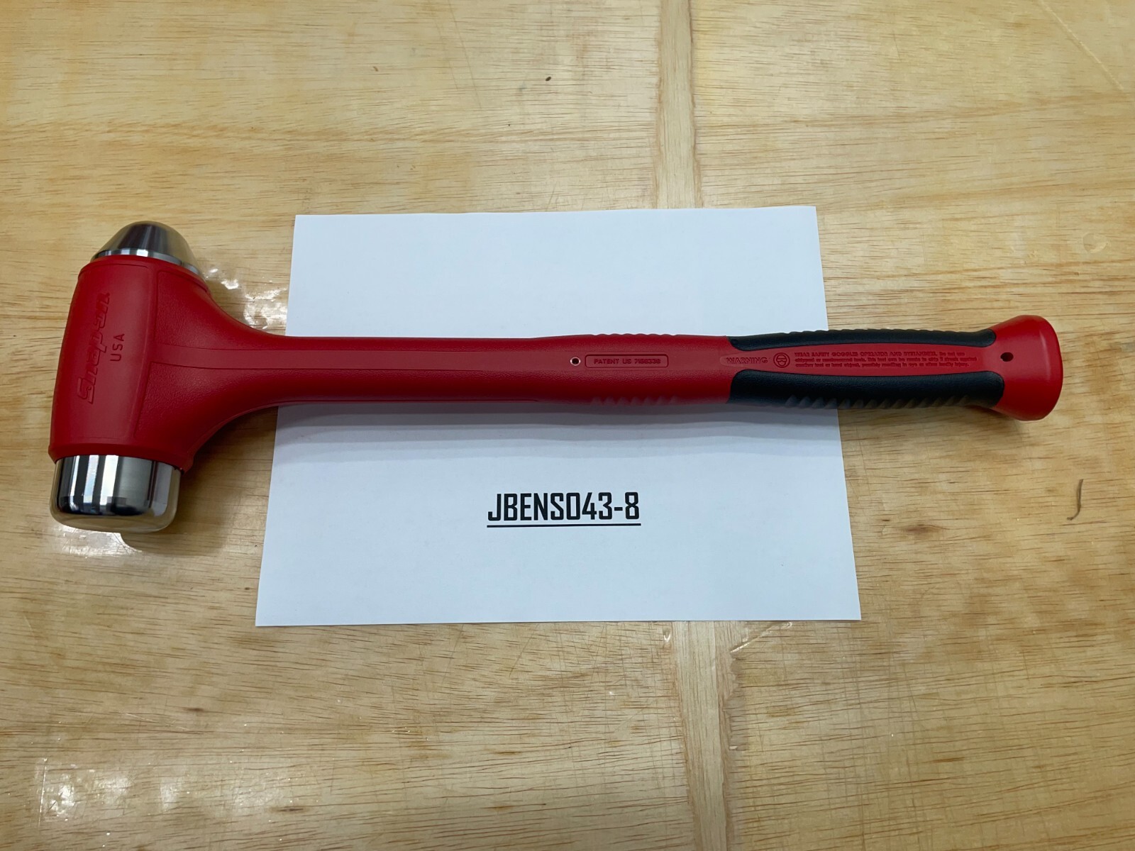 Snap-on Tools USA NEW RED 56oz/1550g Soft Grip Dead Blow Hammer HBBD56