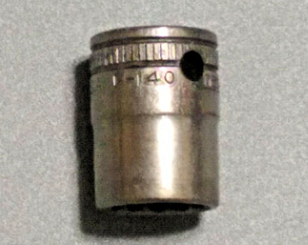 Snap on F-140, 3/8″ Drive, 7/16″ Socket, Shallow, 12 Point