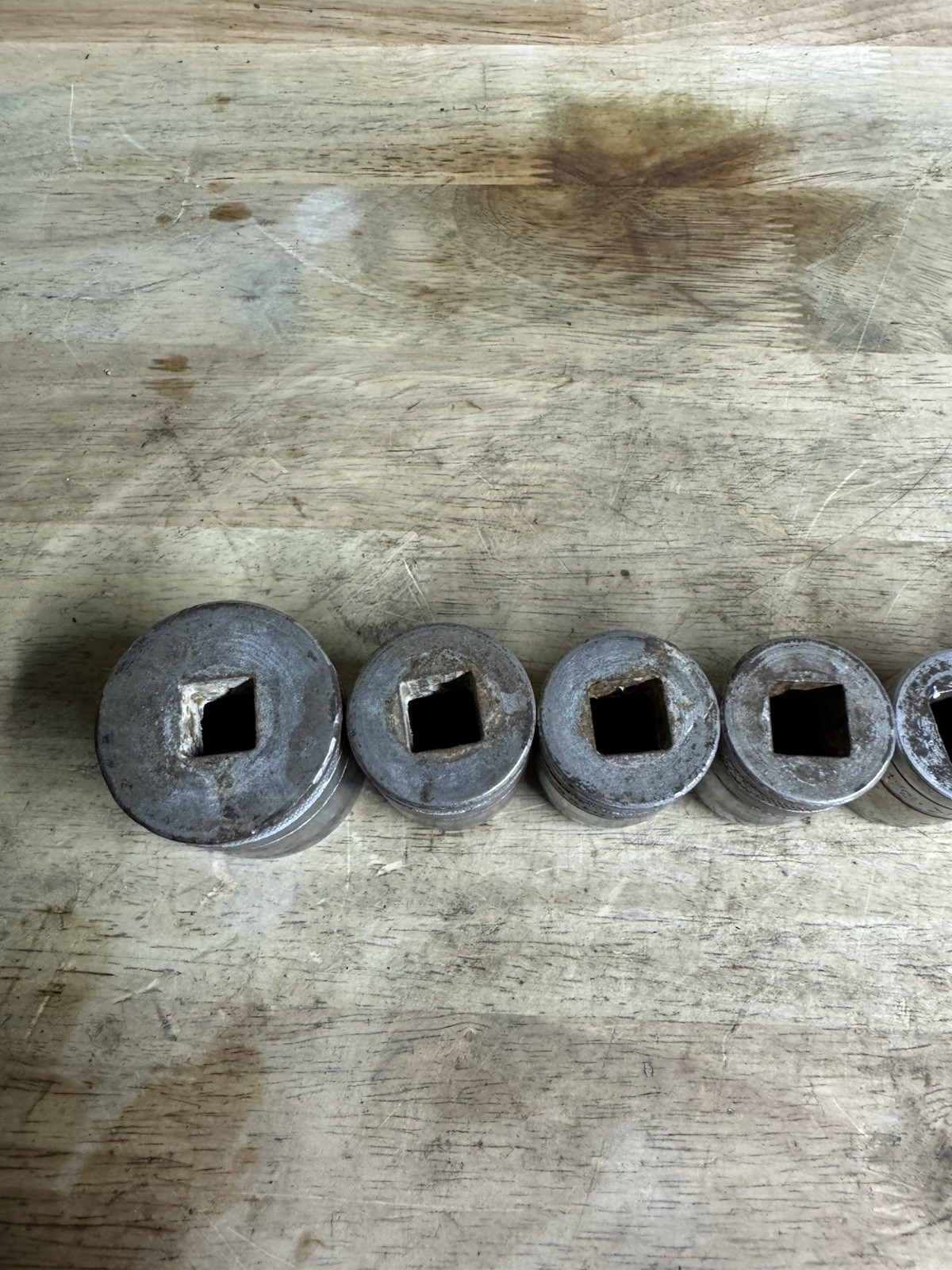 Vintage S-K tools sockets / mixed lot Of 10, 1/2” And 3/8” drive, USA