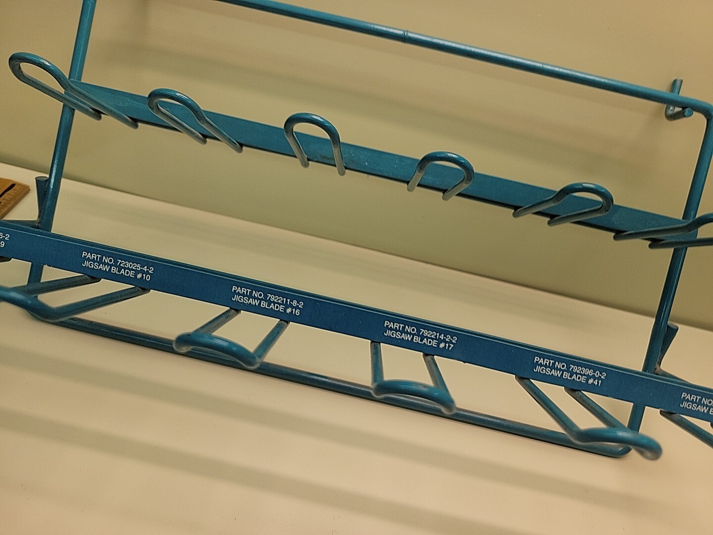Makita Jig Saw Blade Display Store Rack Metal Pegboard Rack
