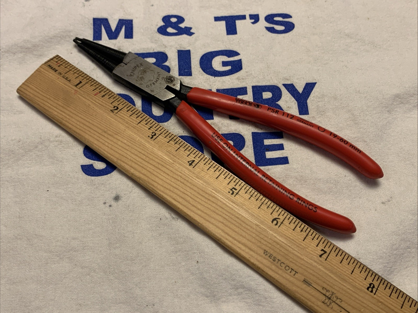 Matco Tools Knipex Snap Ring Pliers Internal Straight-Forged Tip Size 2 PSR112