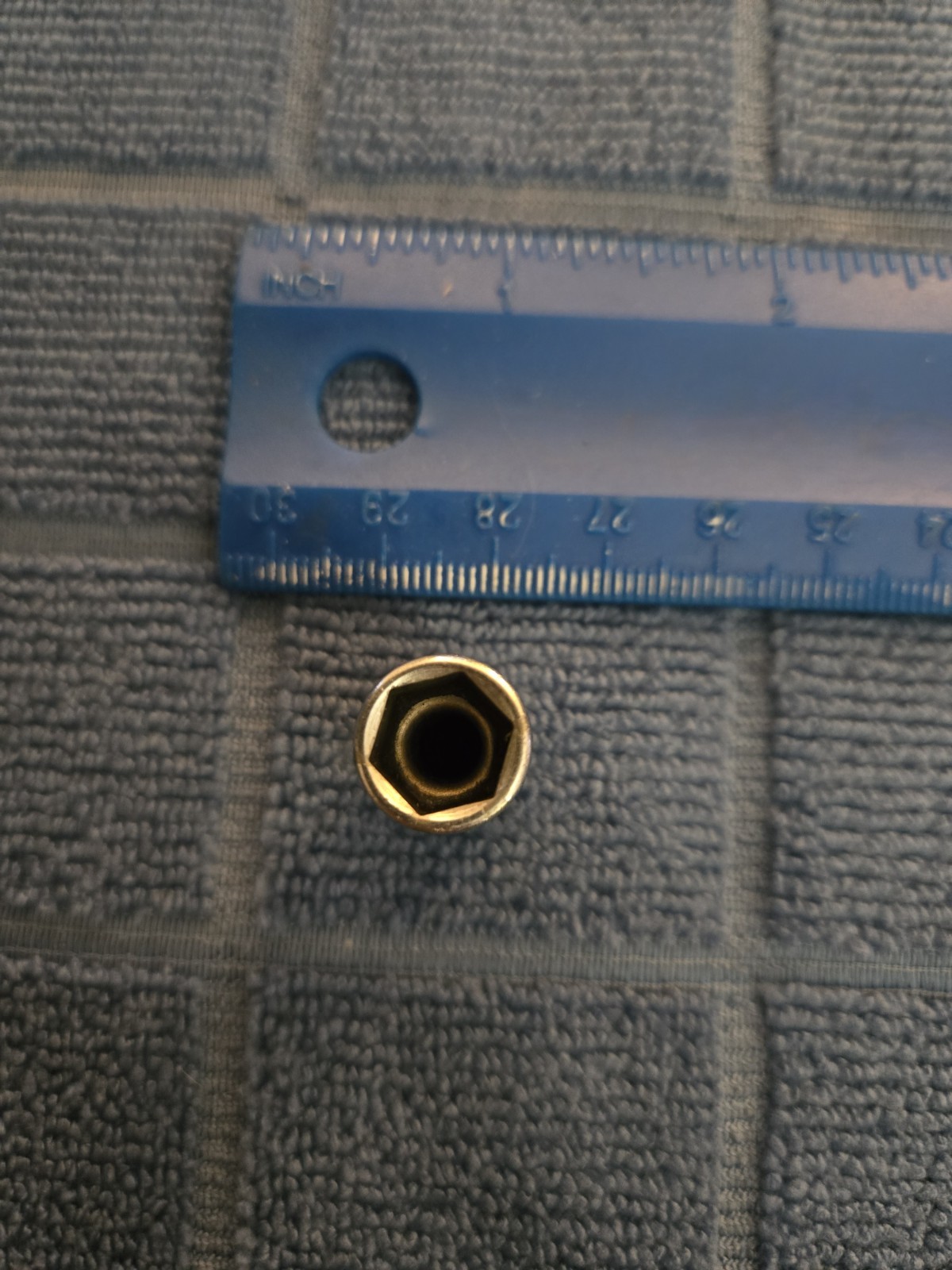 Vintage Snap-On 1/4 Drive 11/32 Inch Socket, TM-11, USA Made