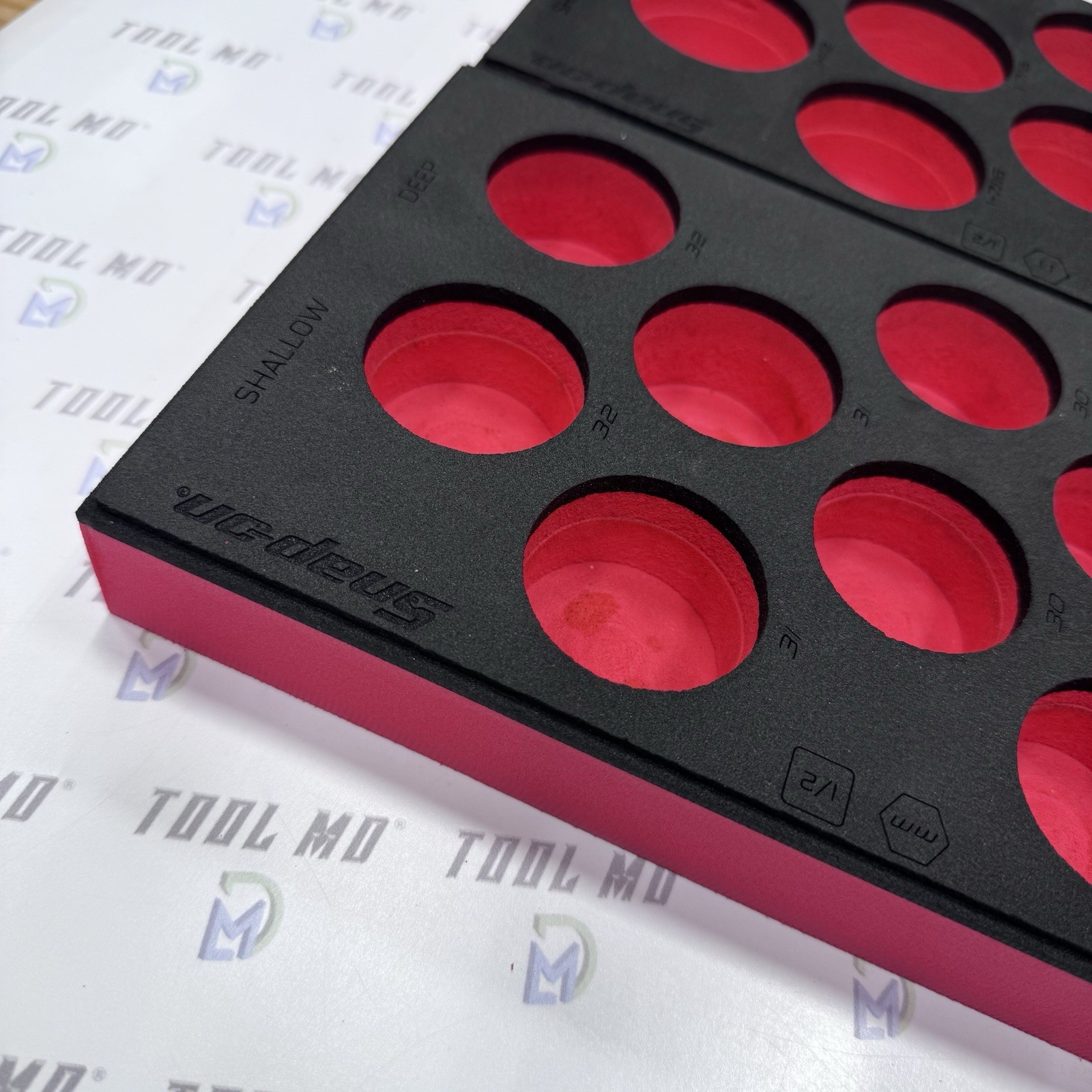 Snap-on Tools RED FOAM ORGANIZER for 84pc 1/2″ Drive SAE/Metric Socket Set