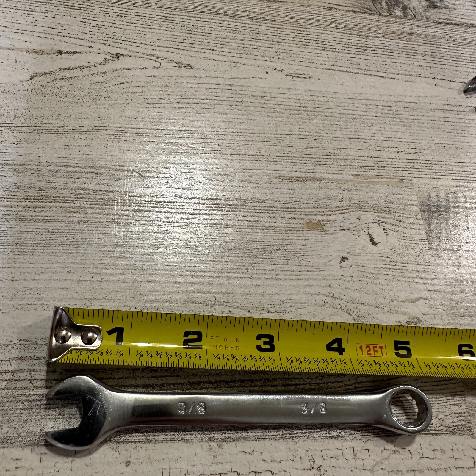 Generic Variety 3/8″ 12 Point Combination Wrench 5″ Long Lot of 5