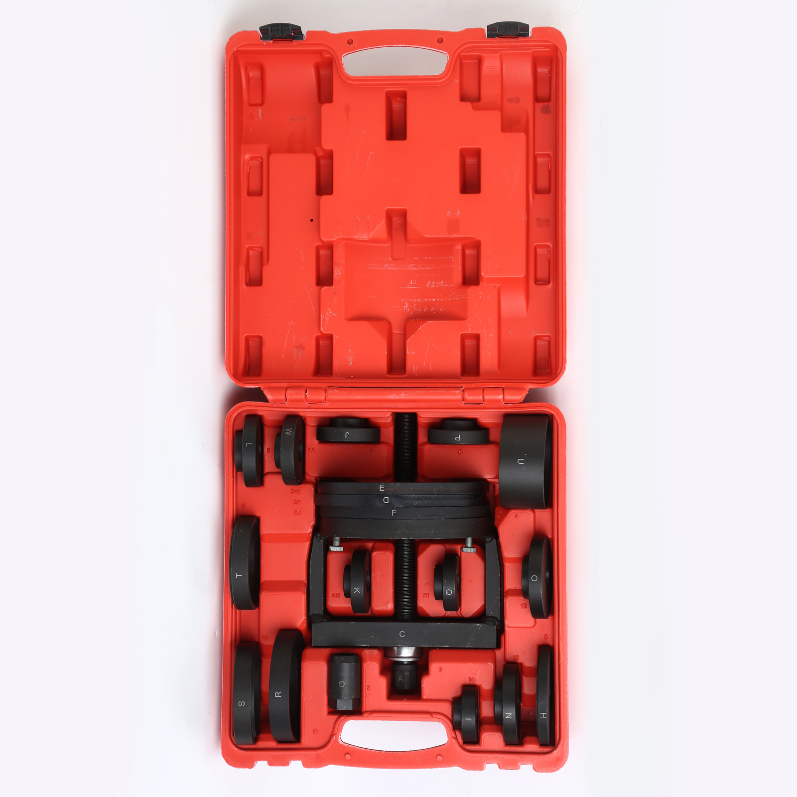 19pcs Master Wheel Hub & Bearing Removal / Installation Tool Kit, C to U Sizes