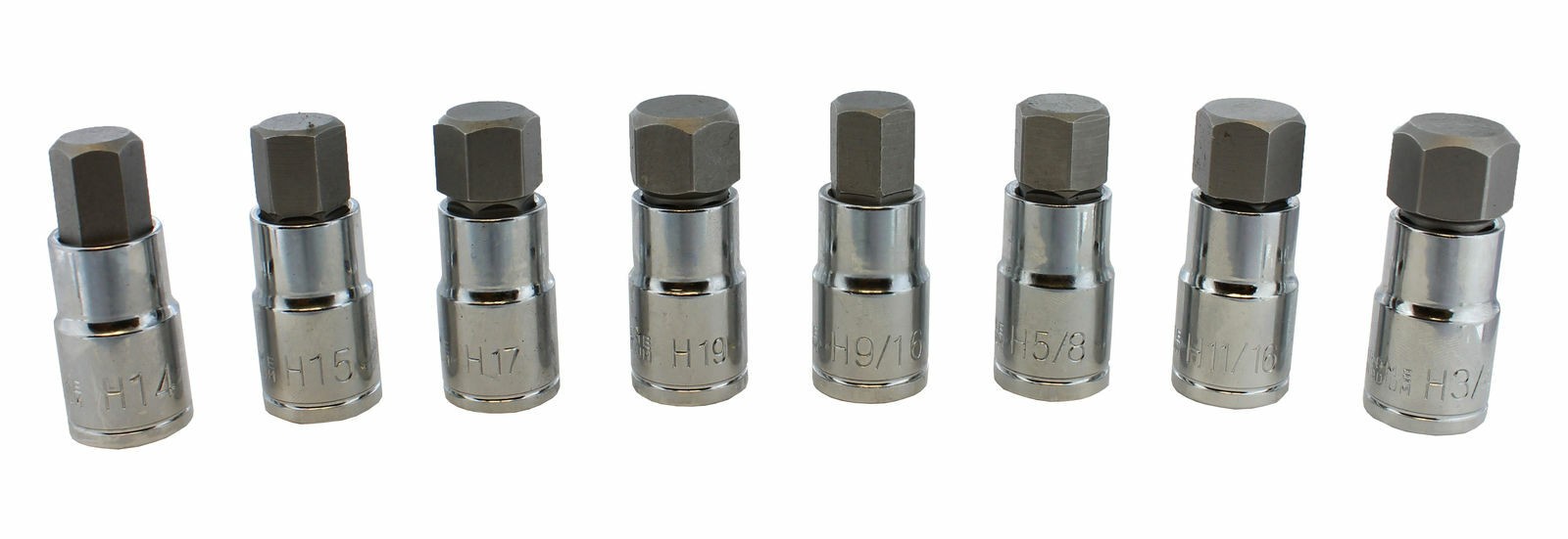32pcs 1/4″ & 3/8″ Drive Bit Set. Torx, Screwdriver, SAE & Metric Hex Socket Bits