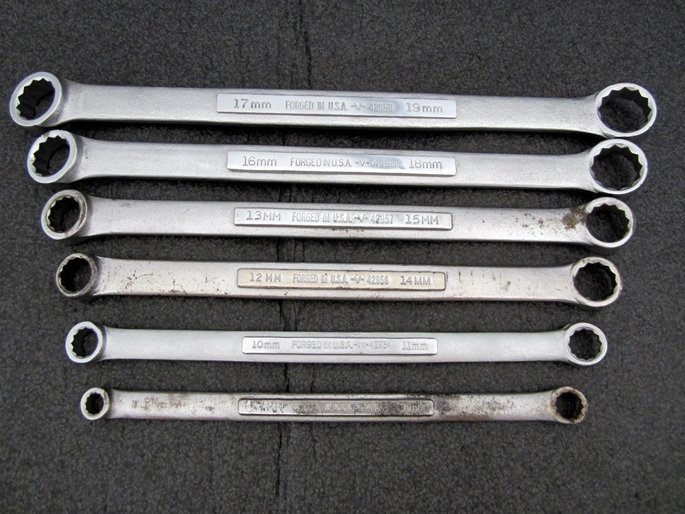 Vintage Craftsman 6pc Metric Box End Wrench Set Made in USA