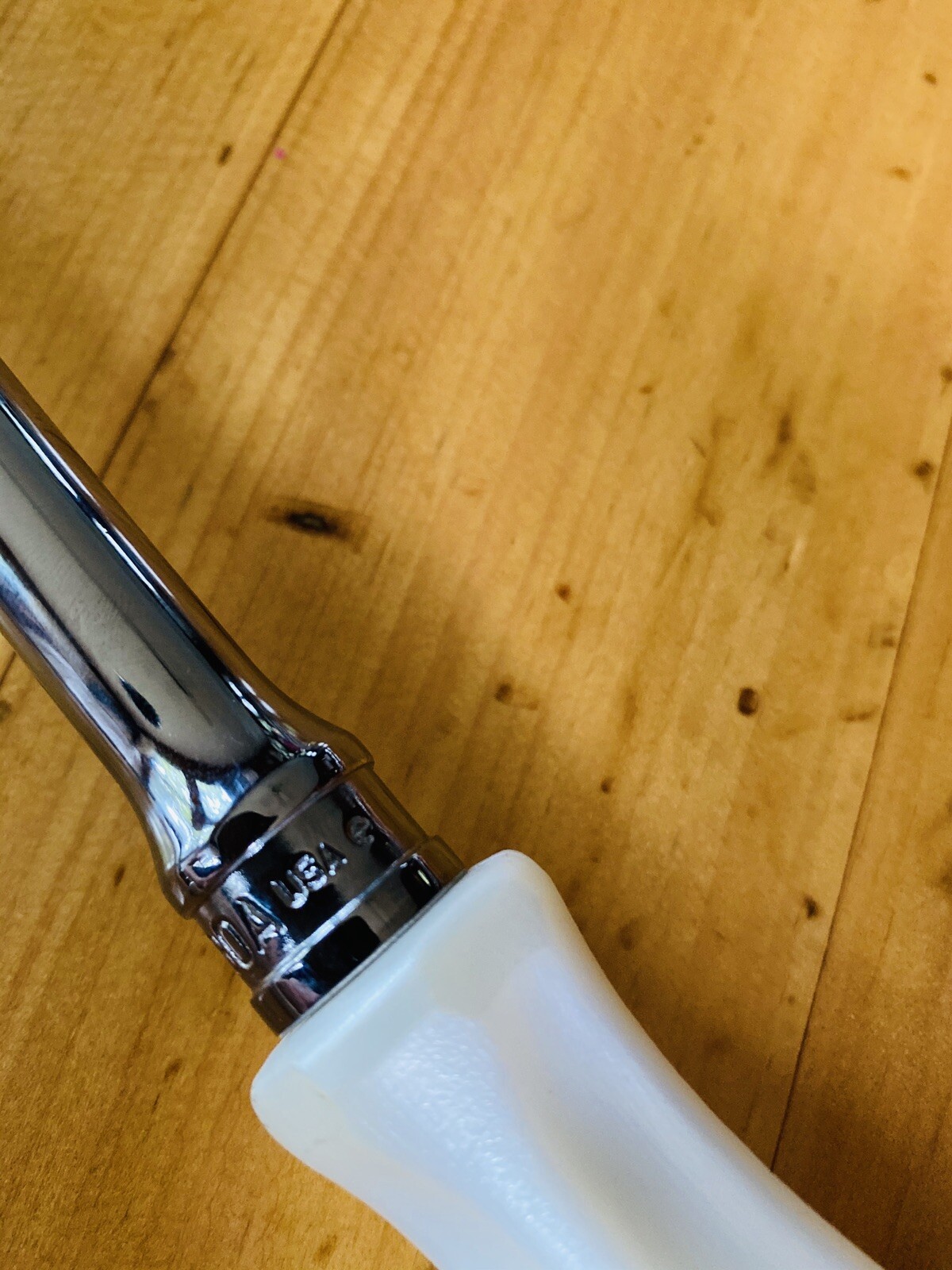 *RARE COLOR* UNUSED Snap On 3/8″ PEARL WHITE Combo Ratchet Set Ratchet FREE SHIP