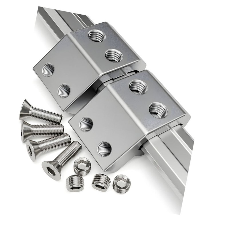 Track Mounting Brackets Support Kit Includes Hardware for Secure Tool Attachment