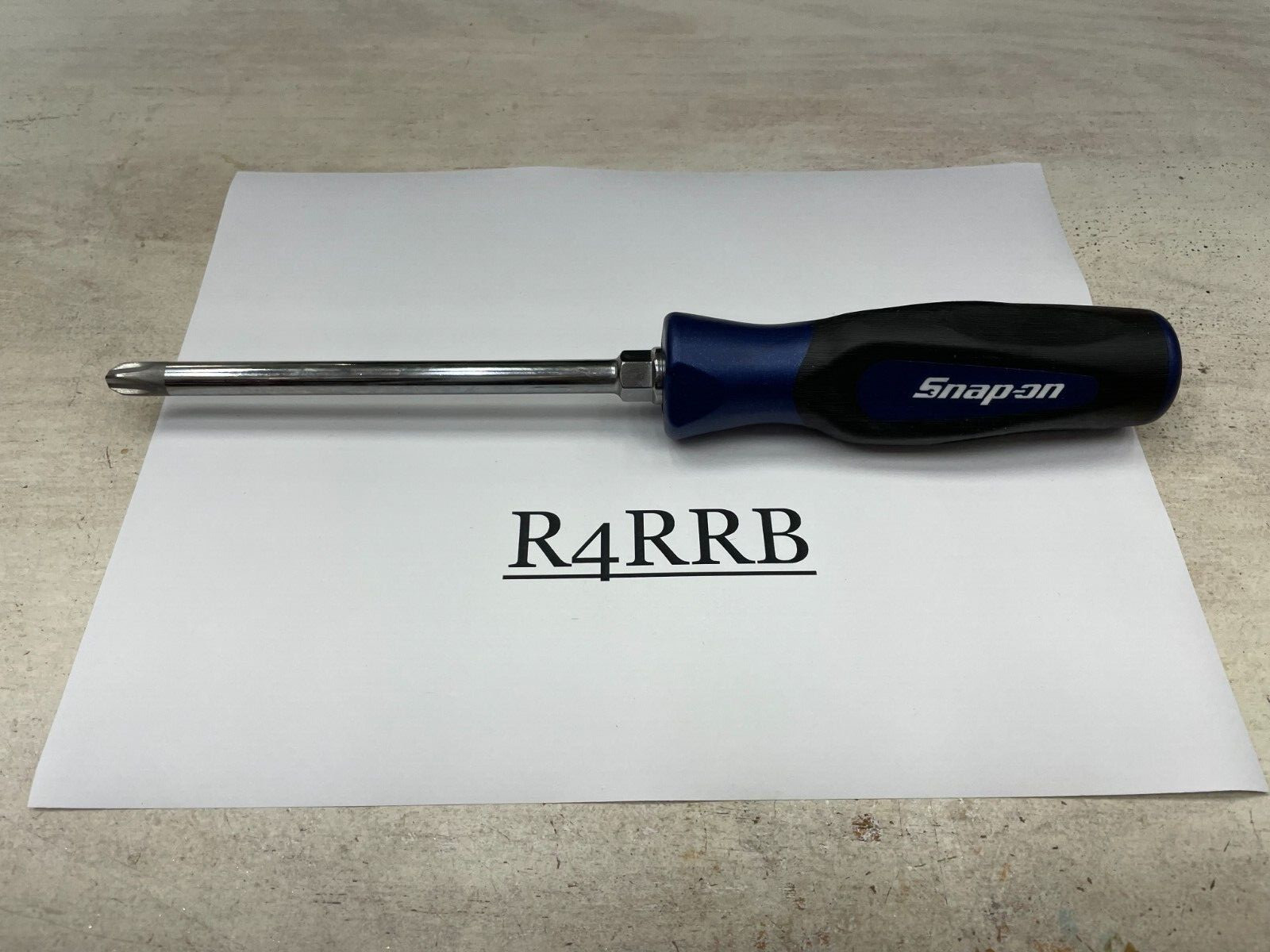 Snap-on Tools USA NEW POWER BLUE Soft Grip #4 Phillips Screwdriver SGDP64BMB