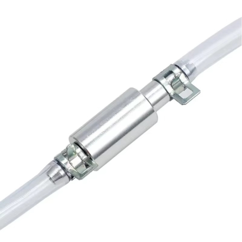 Brake Bleeder Hose, One Way Check Valve Tube Bleeding Tool Kit Silver US