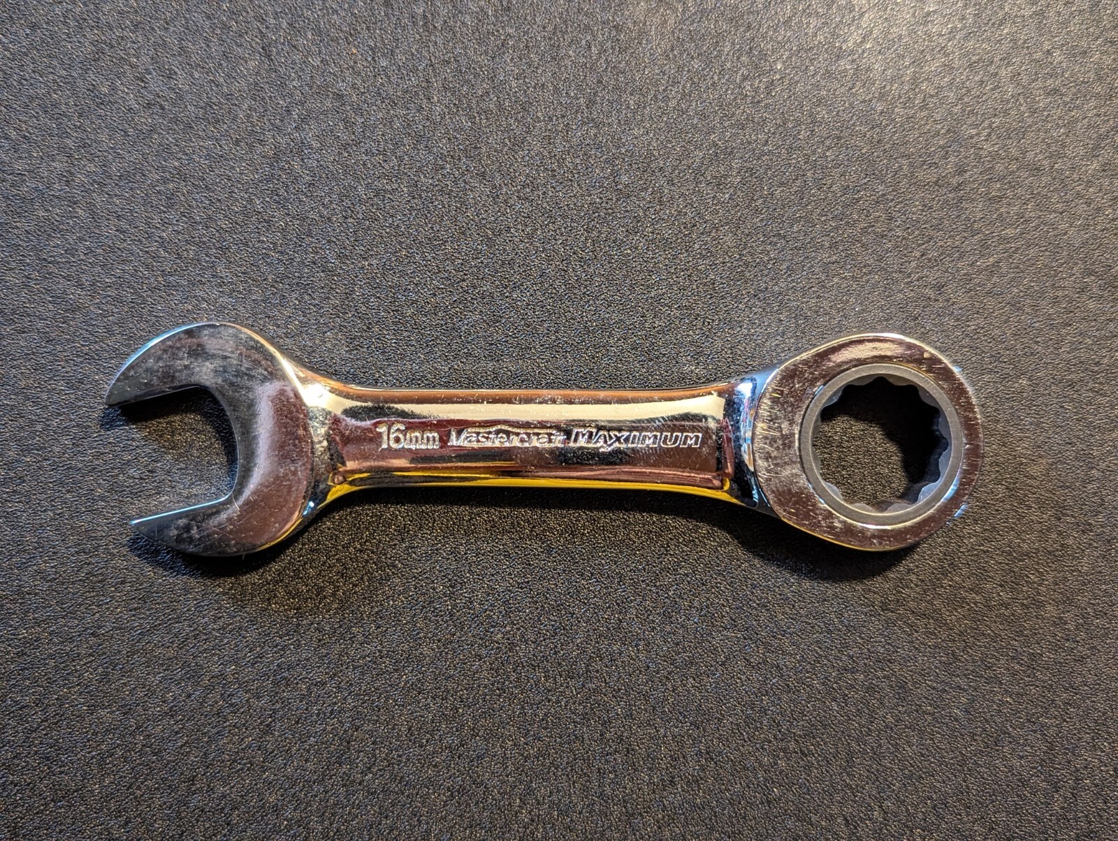 16mm Ratcheting Wrench Mastercraft Maximum – Short Handle