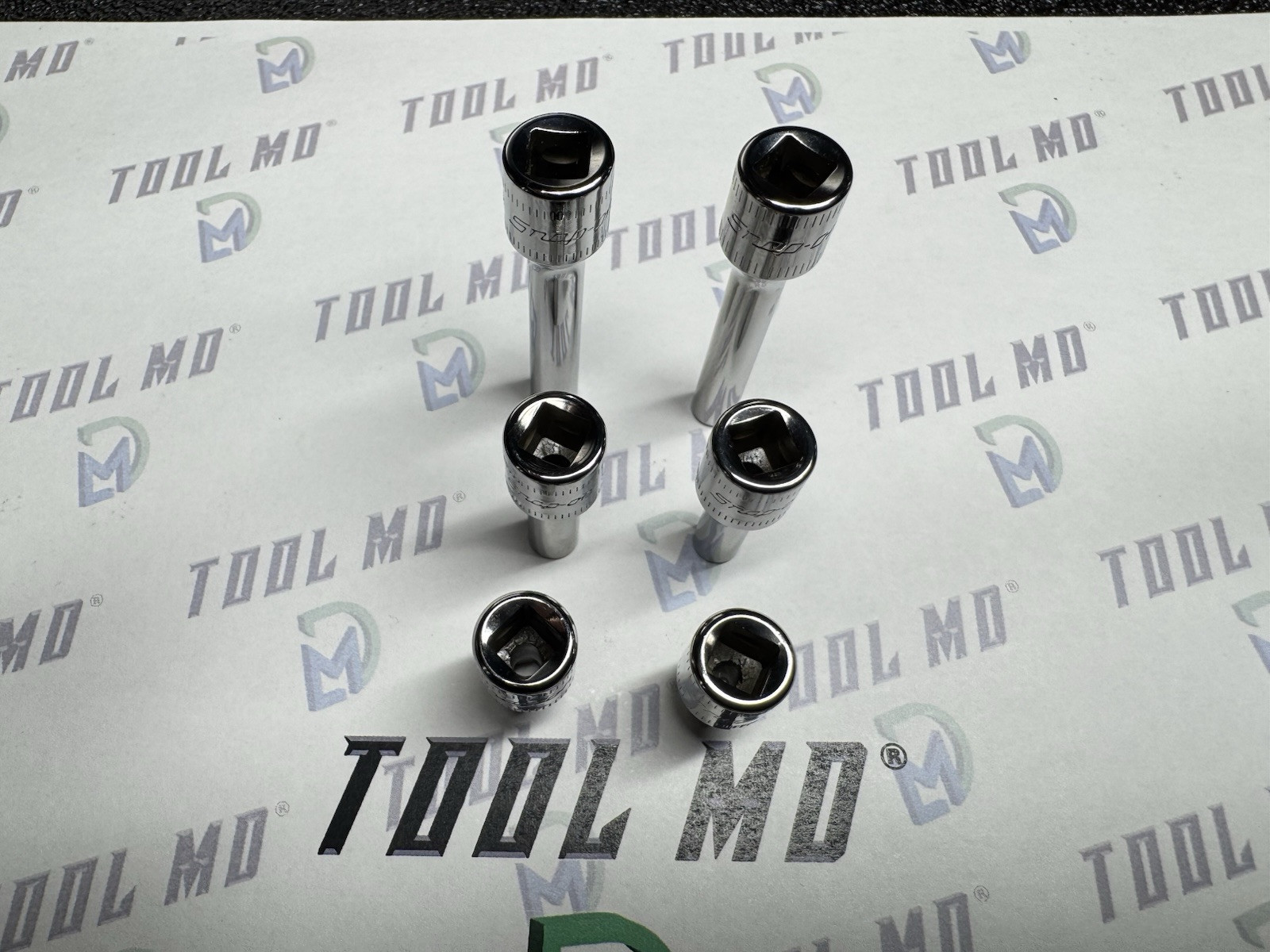 Snap-on Tools USA NEW 6pc 1/4” Drive 6pt 4mm & 4.5mm Metric Add On Socket Set