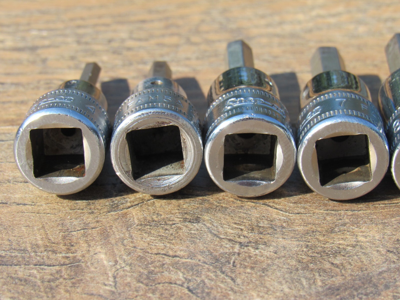 SNAP ON 207FAMY 7 PC METRIC HEX BIT SOCKET SET FAM4 – FAM10 4MM 10MM 207EFAMY