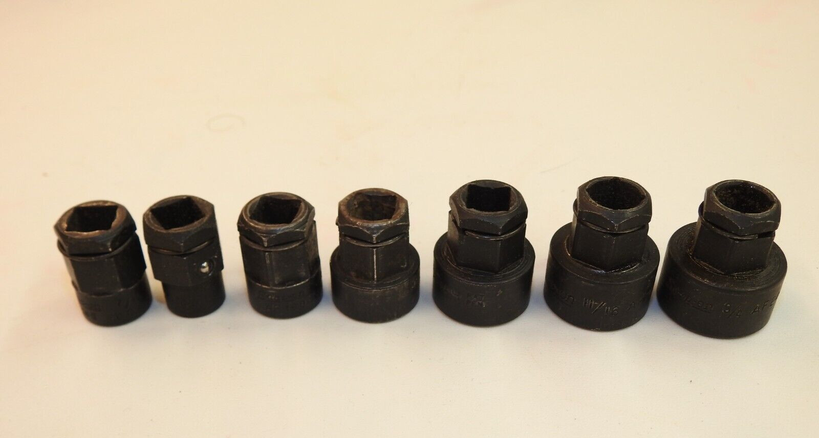 AFR-100 1964-69 Snap On Low Clearance PASS THRU Ratcheting Socket Set