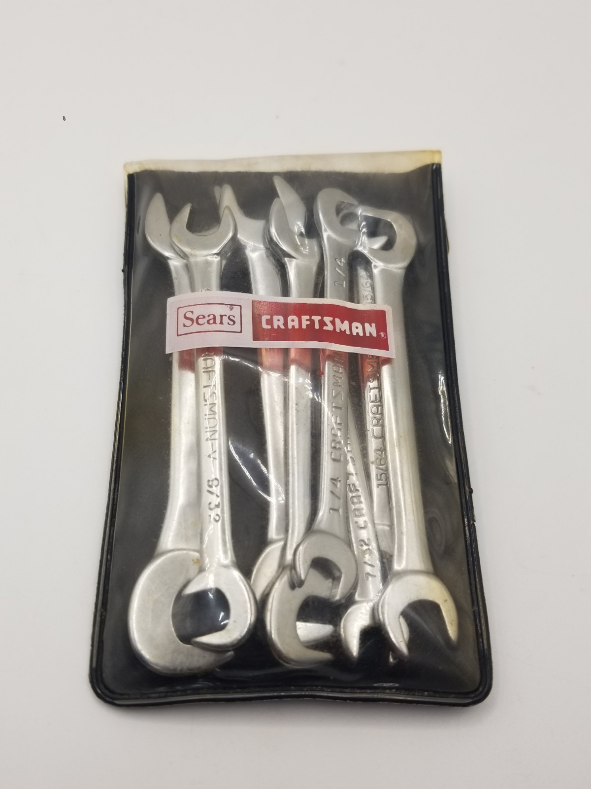 Sears Craftsman Tools USA 8 Piece Open-End 4 Way Offset Ignition Wrench Set 4306