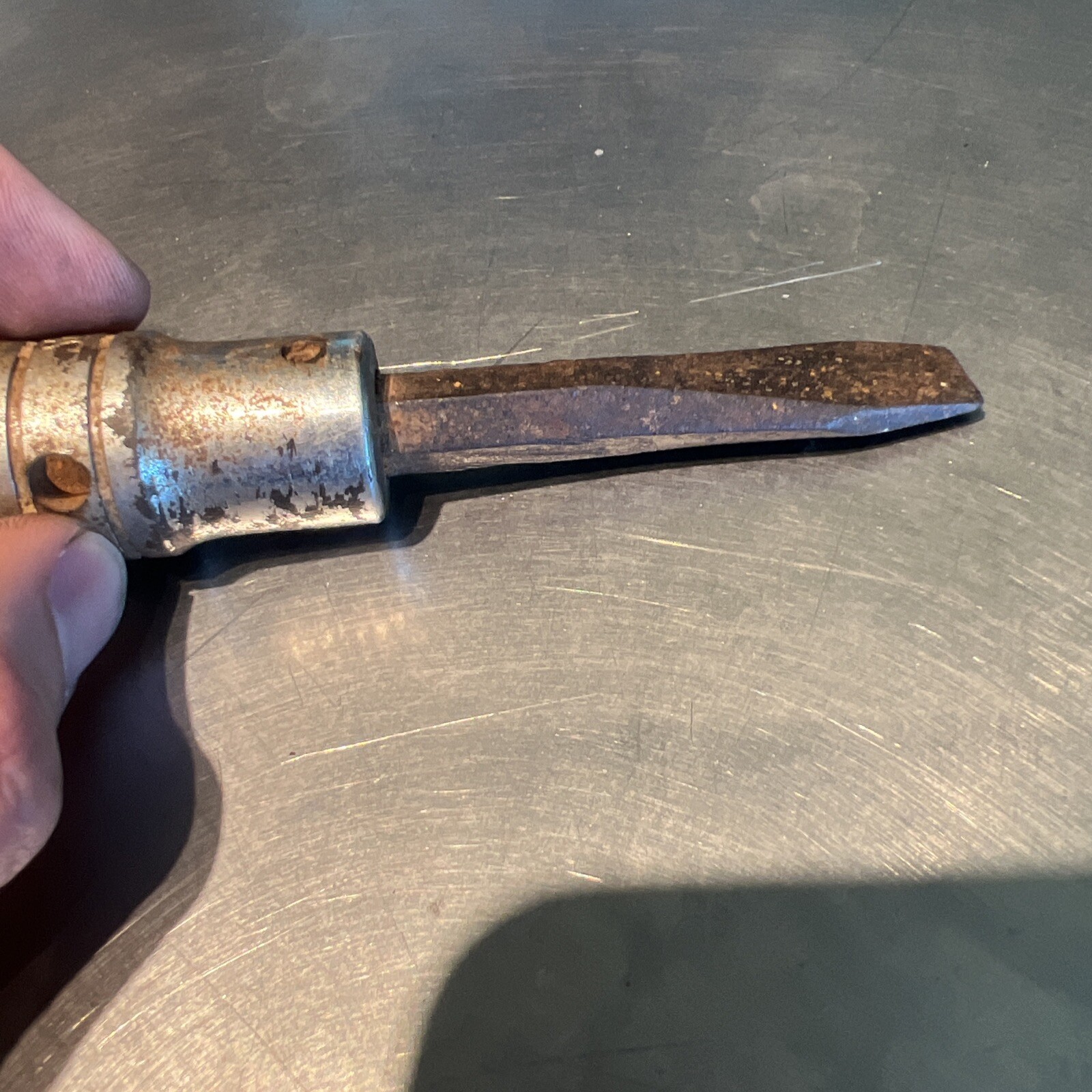 VINTAGE SNAP ON 1/2″ DRIVE FLAT TIP SOCKET DRIVER SW-284A