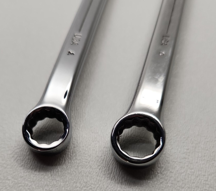 Lot of 2 Williams Supercombo Combination Wrench 10mm 1210MSC & 11mm 1211MSC USA
