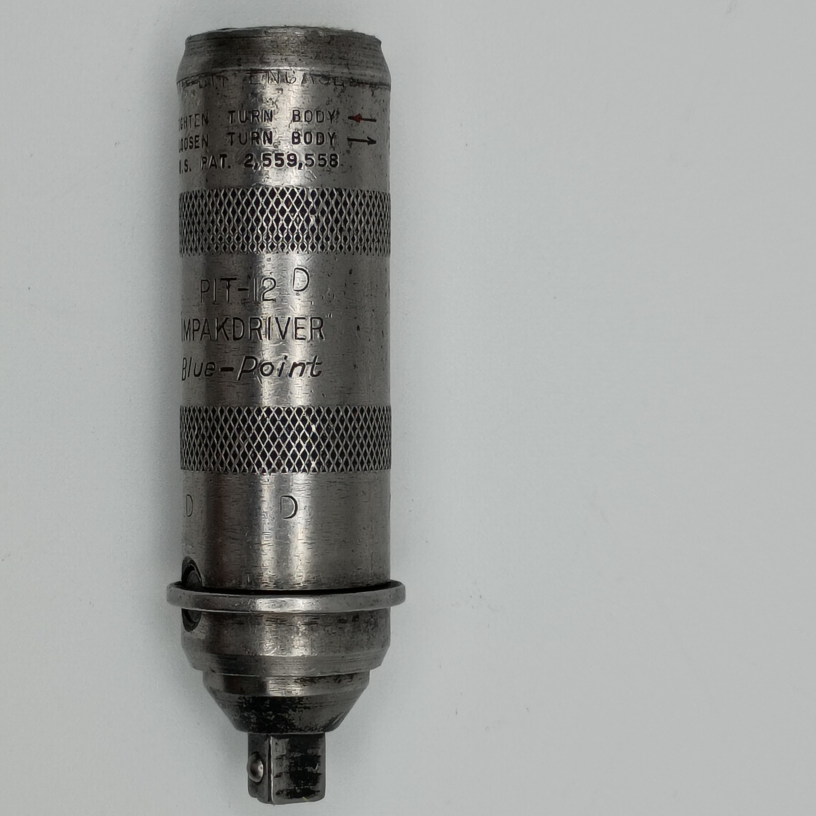 Blue Point PIT-12 Impakdriver 3/8 Drive Manual Impact Tool Vintage Snap- On USA