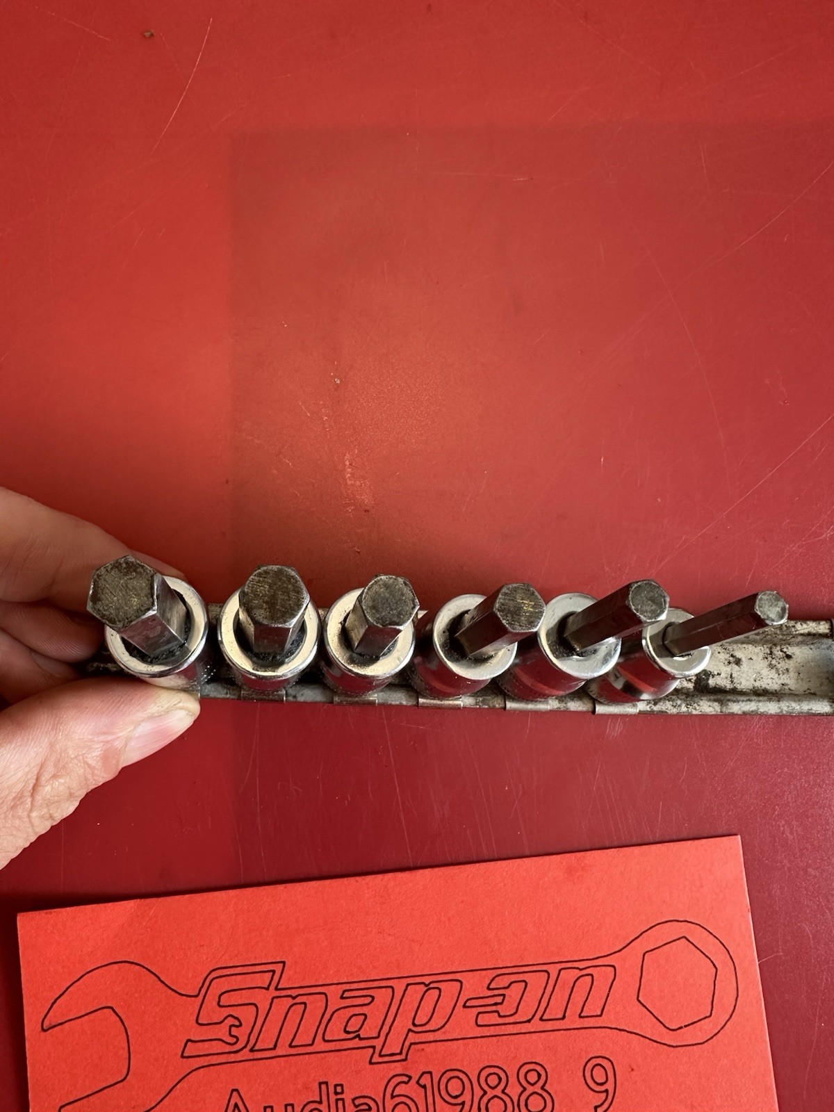 Snap On 3/8 6pc Allen Hex Bit Set