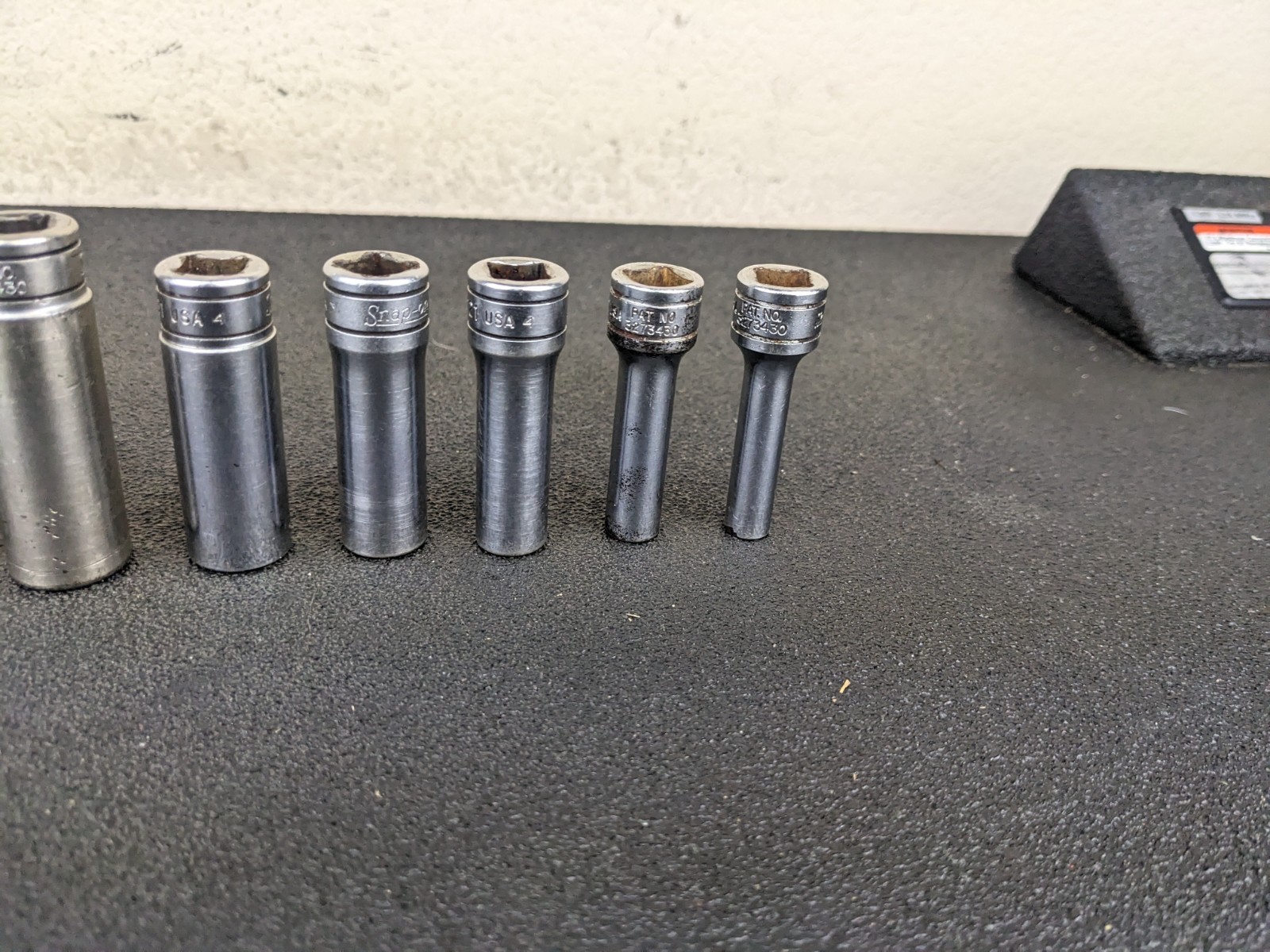 #bo384 Snap on Tools 211SFSY 3/8″ Drive Deep Chrome Socket Set Socket Set