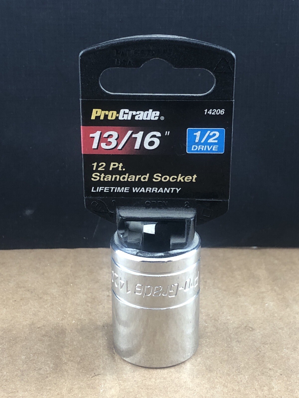 Pro Grade 13/16” 1/2” Drive, 12 Pt, 14206 Socket, COMBINED SHIP $1 PER MULT