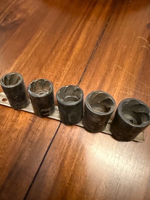 Blue Point TTWY321A 5pc 1/2″ Shallow Twist Impact Turbo Socket Set 3/4″ – 1″
